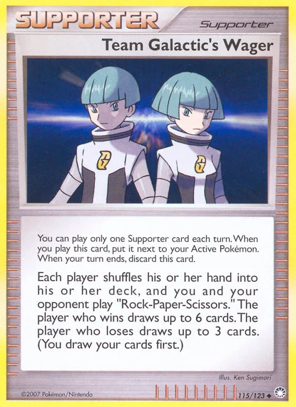 Team Galactic's Wager, Mysterious Treasures No. 115