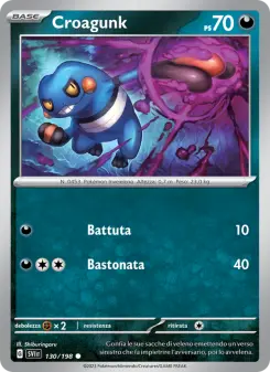 Croagunk, Scarlatto e Violetto Nº 130 Normal