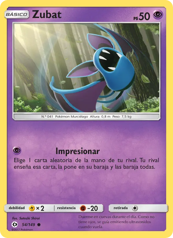 Zubat, Sol y Luna No. 54