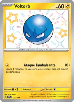 Voltorb, Destinos de Paldea No. 133 Holo
