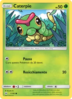 Caterpie, Sole e Luna No. 1 Normal
