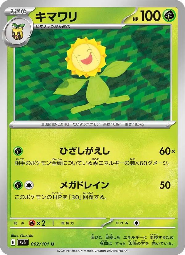 キマワリ, 変幻の仮面 Nº 002