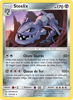 Steelix, Éclipse Cosmique Nº 139 Normal