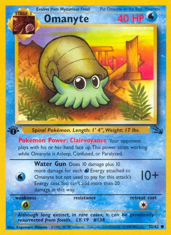Omanyte, Fossil Nº 52