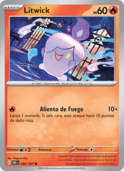 Litwick, Llamas Obsidianas No. 036 Normal