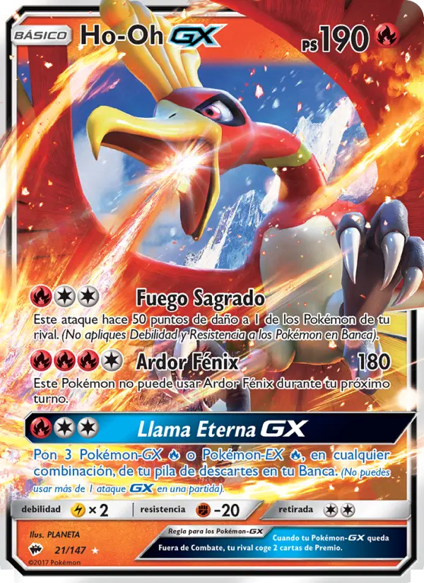 Ho-Oh GX, Sombras Ardientes No. 21
