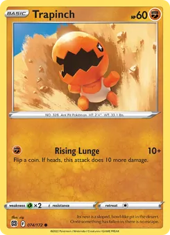 Trapinch, Brilliant Stars No. 074 Normal