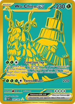 Wo-Chien ex, Paldean Fates No. 240 Holo