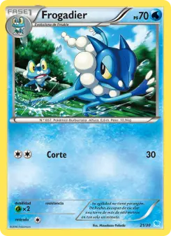 Frogadier, Kit de Entrenador XY (Suicune) No. 21 Normal