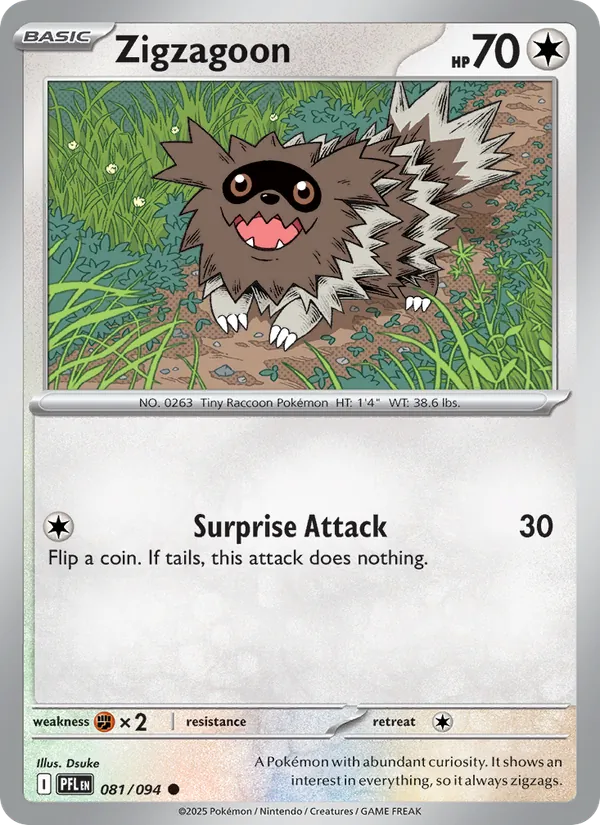 Zigzagoon, Phantasmal Flames No. 081