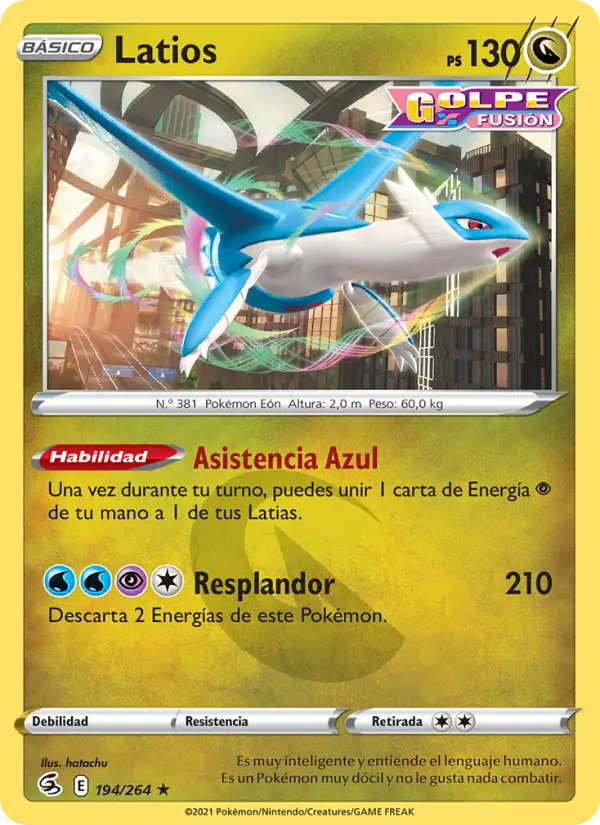 Latios, Golpe Fusión Nº 194