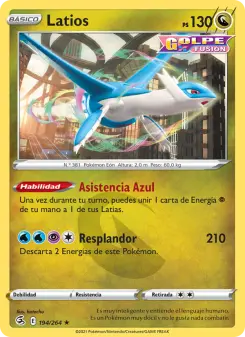 Latios, Golpe Fusión Nº 194 Normal