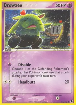 Drowzee, Delta Species Nº 67 Normal