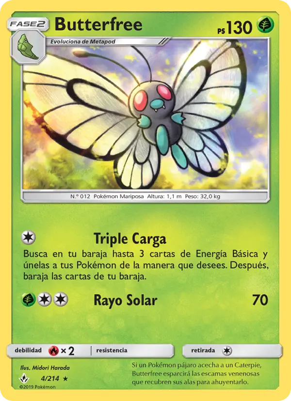 Butterfree, Vínculos Indestructibles No. 4