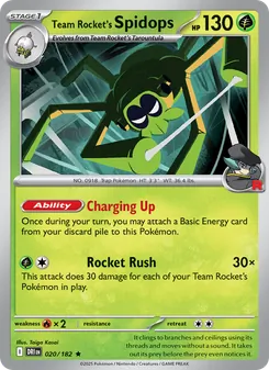 Team Rocket's Spidops, Destined Rivals No. 020 Normal