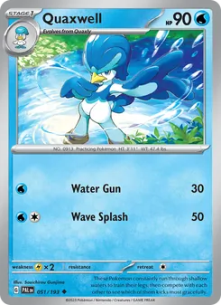 Quaxwell, Paldea Evolved No. 051 Normal