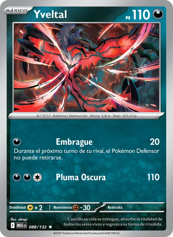 Yveltal, Megaevolución No. 088