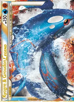 Kyogre & Groudon LEGEND, Undaunted No. 87 Holo