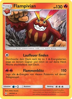 Flampivian, Kräfte im Einklang No. 24 Normal