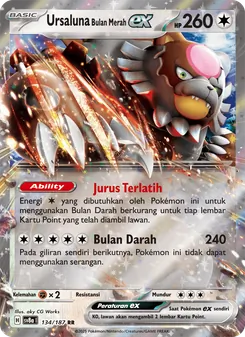 Ursaluna Bulan Merah ex, Festival Terastal ex Nº 134 Normal