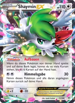 Shaymin EX, Drachenleuchten Nº 77 Normal