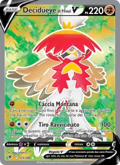 Decidueye di Hisui V, Lucentezza Siderale Nº 173 Holo