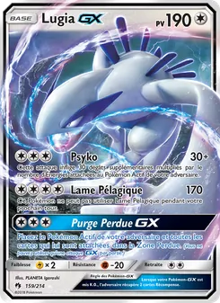 Lugia GX, Tonnerre Perdu No. 159 Normal