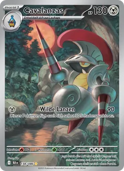 Cavalanzas, Schwarze Blitze Nº 138 Holo