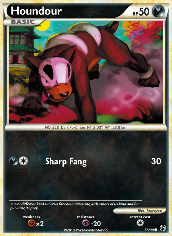 Houndour, Undaunted Nº 53