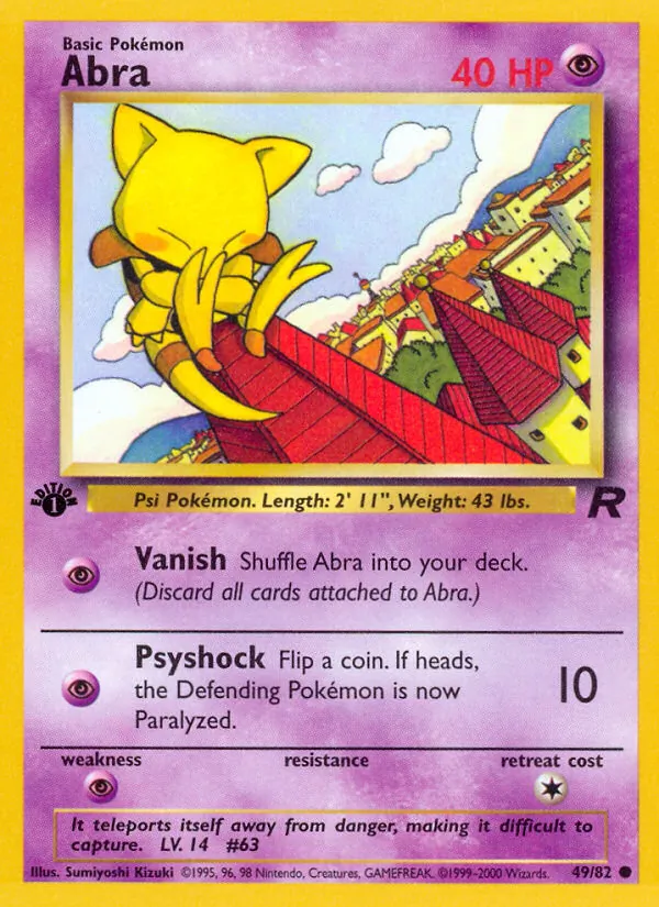 Abra, Team Rocket No. 49