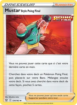 Mustar Style Poing Final, Styles de combat Nº 134 Normal