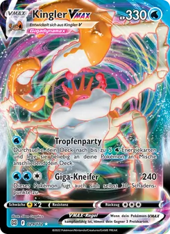 Kingler VMAX, Strahlende Sterne Nº 029 Holo