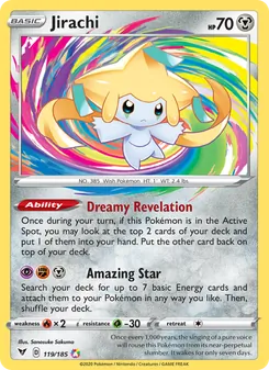 Jirachi, Vivid Voltage No. 119 Holo