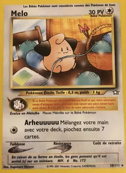 Mélo, Neo Genesis Nº 20 Normal