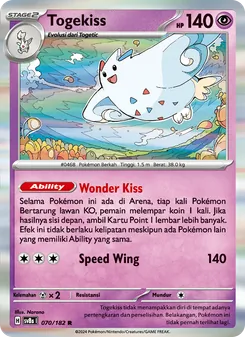 Togekiss, Kilat Rasi No. 070 Normal