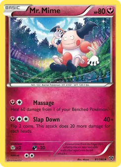 Mr. Mime, XY Nº 91 Normal