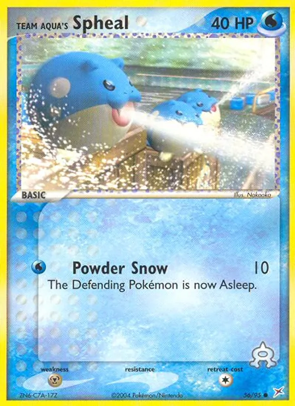 Team Aqua's Spheal, Team Magma vs Team Aqua No. 56