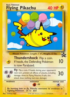 Flying Pikachu, Wizards Black Star Promos No. 25 Normal