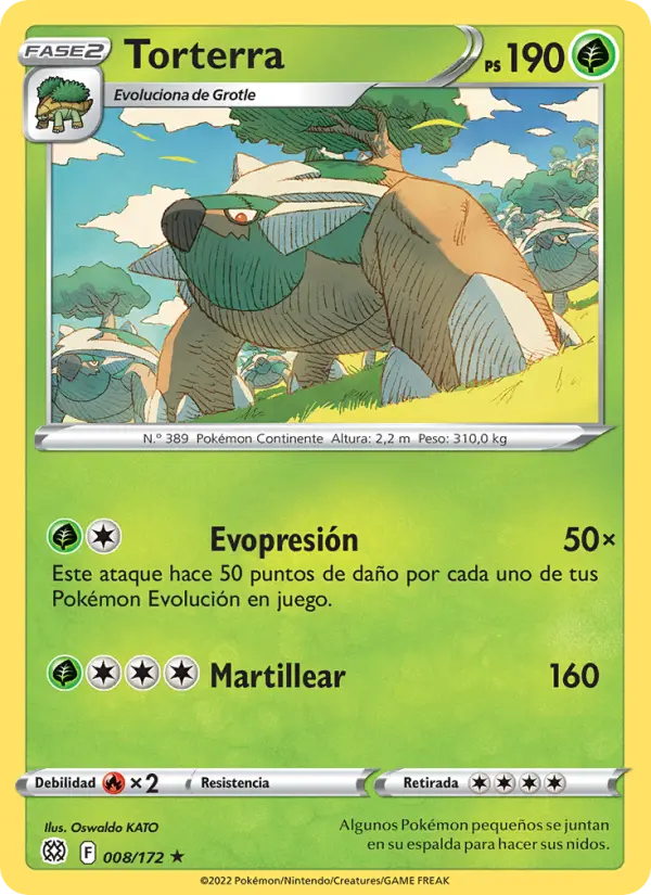 Torterra, Astros Brillantes No. 008