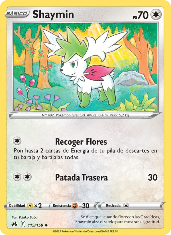 Shaymin, Cenit Supremo No. 115