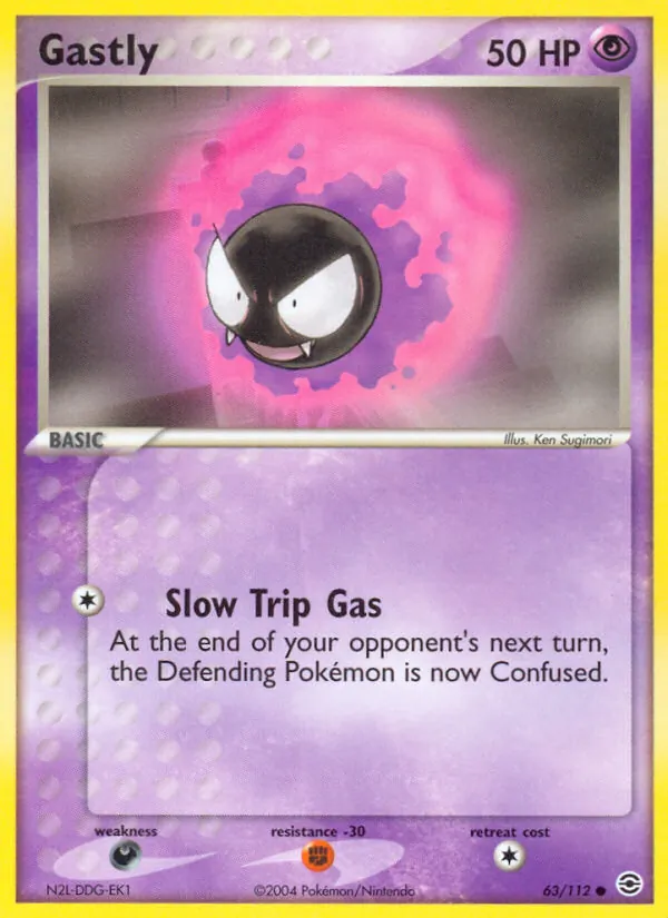 Gastly, FireRed & LeafGreen No. 63