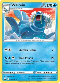 Walrein, Chilling Reign No. 39 Normal