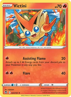 Victini, Silver Tempest No. 023 Normal