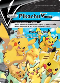 Pikachu V-UNIÓN, Cartas de promoción ESES No. SWSH139 Normal