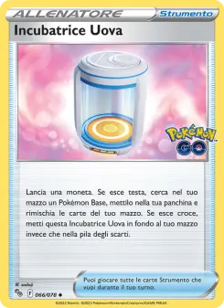 Incubatrice Uova, Pokémon GO No. 066 Normal