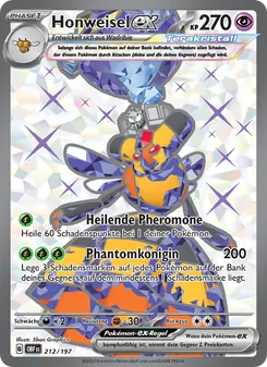 Honweisel-ex, Obsidian Flammen Nº 212 Holo