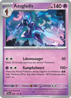Azugladis, Entwicklungen in Paldea No. 098 Holo