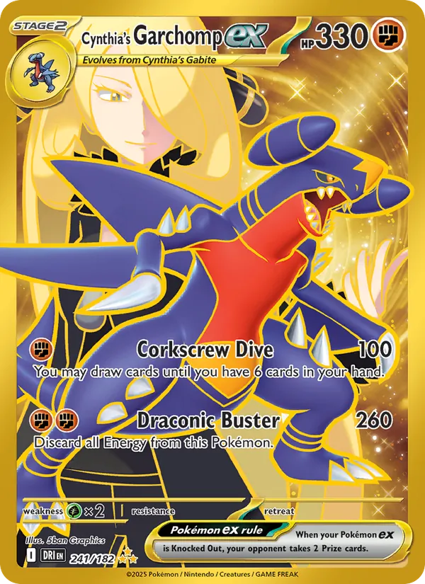 Cynthia's Garchomp ex, Destined Rivals Nº 241
