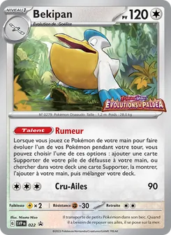 Bekipan, SVP Black Star Promos No. 022 Holo
