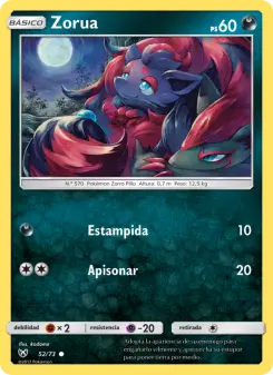 Zorua, Leyendas Luminosas Nº 52 Normal